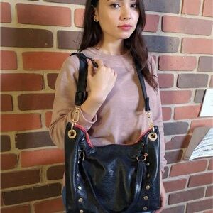 Hammit Daniel Large Tote Black with Gold Hardware, EUC $775